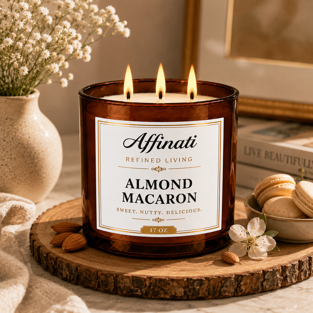 Almond Macaron 3-Wick Candle