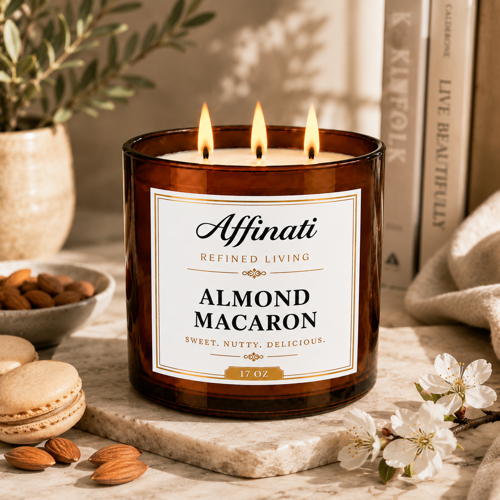 Almond Macaron 3-Wick Candle