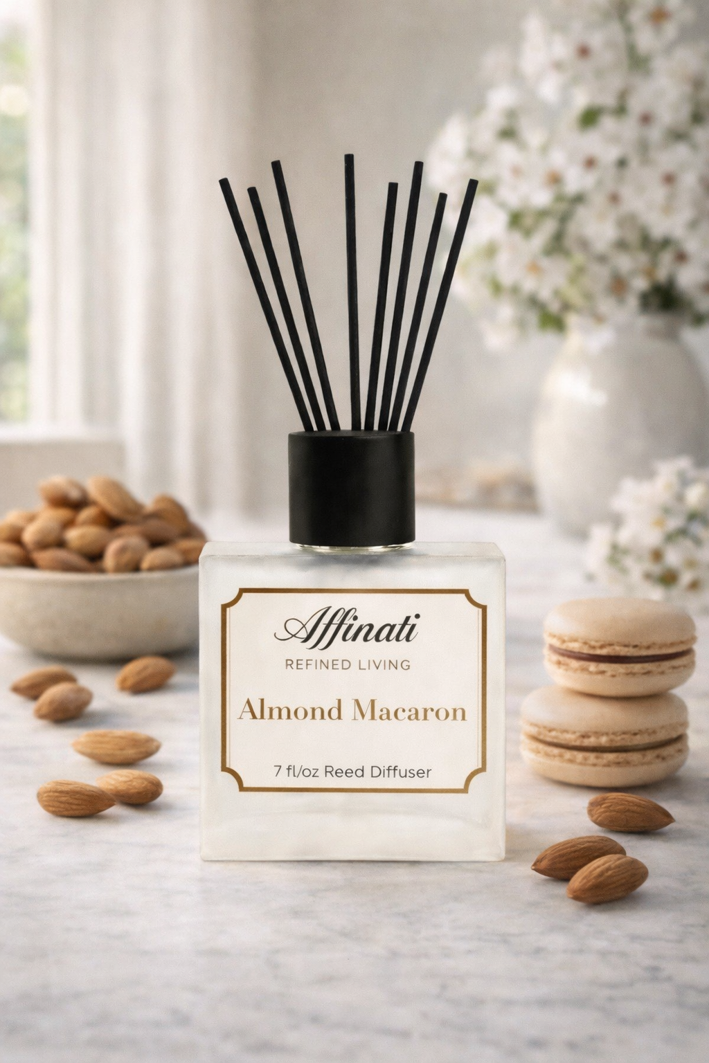 Almond Macaron Reed Diffuser