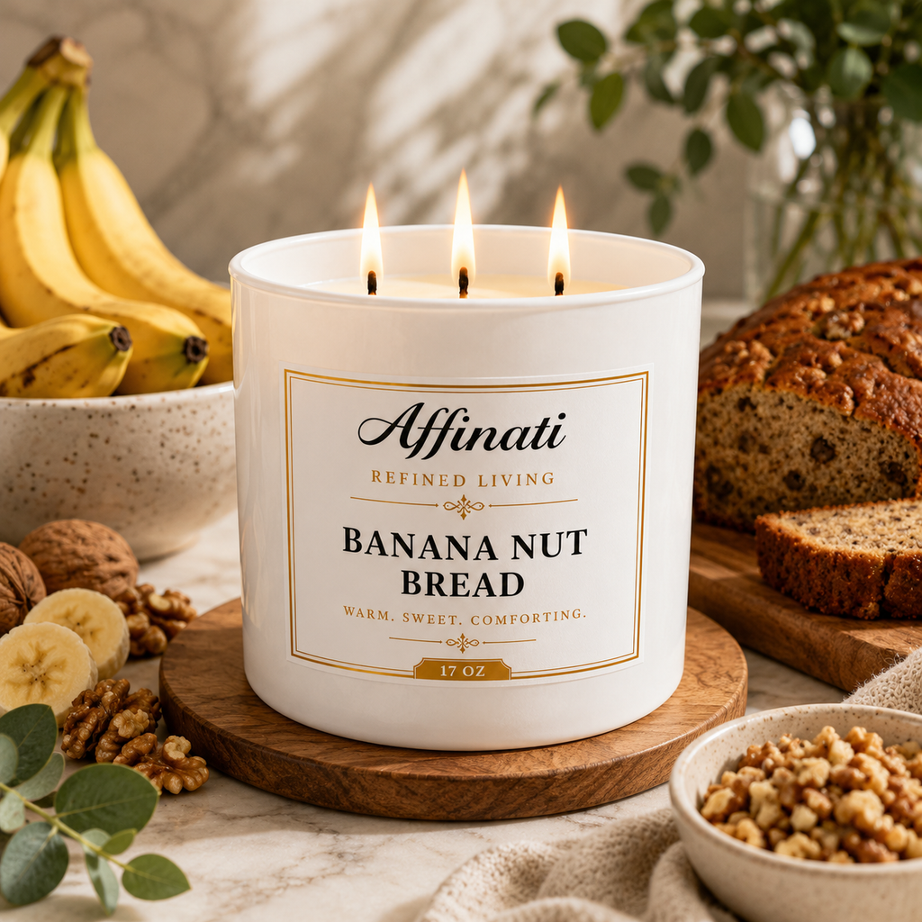 Banana Nut Bread 3-Wick Candle