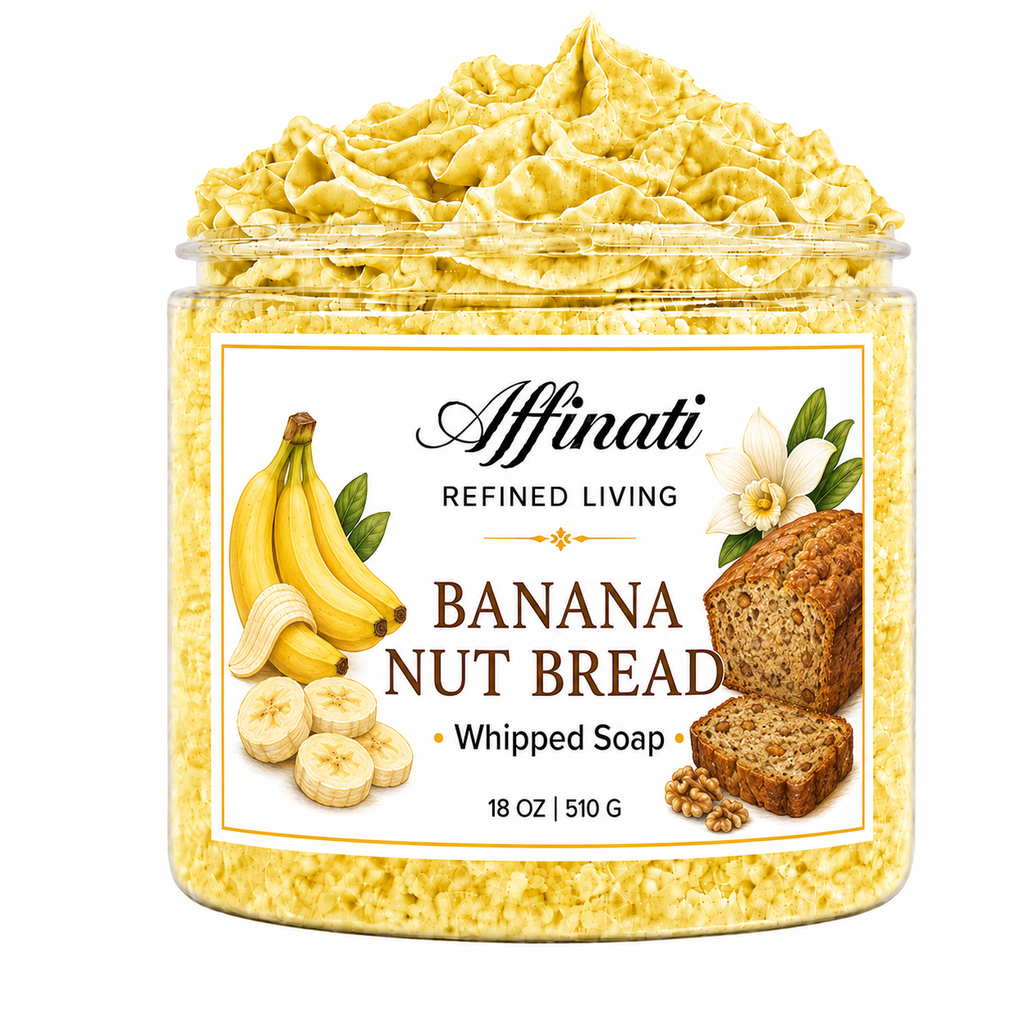 Banana Nut Bread Whipped Soap