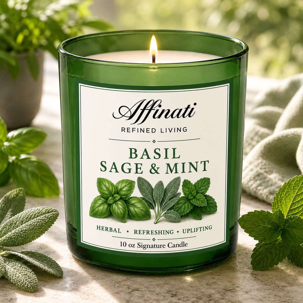Basil Sage & Mint Signature Candle
