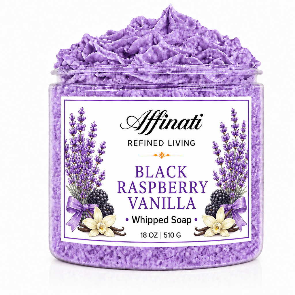 Black Raspberry Vanilla Whipped Soap