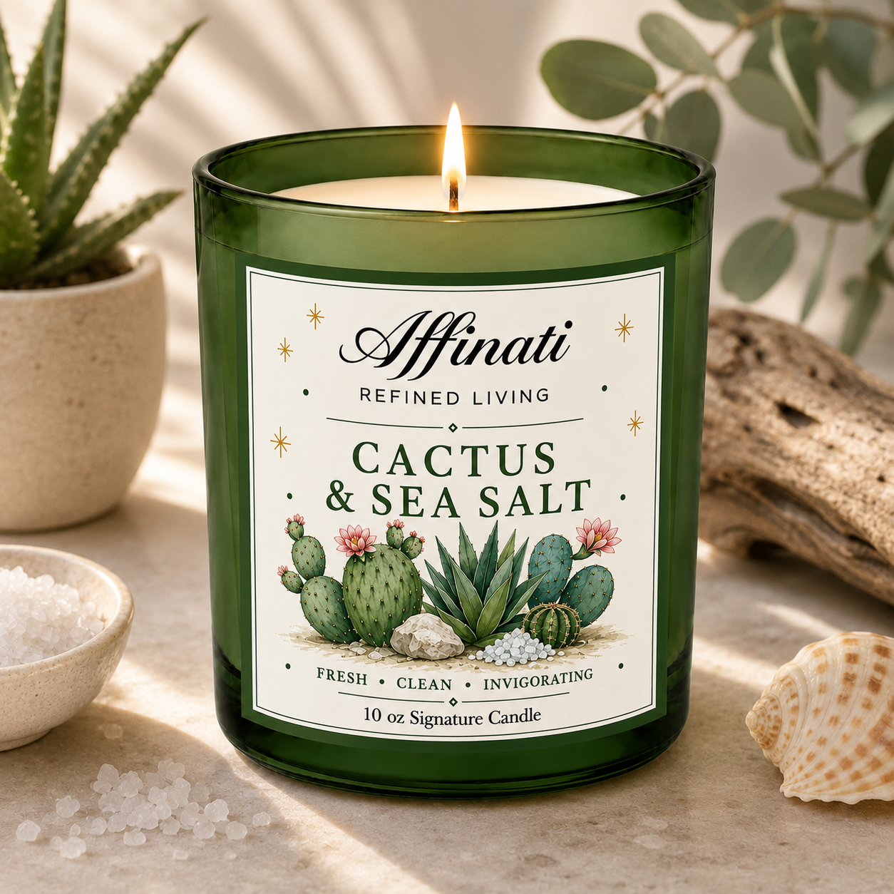Cactus & Sea Salt Signature Candle