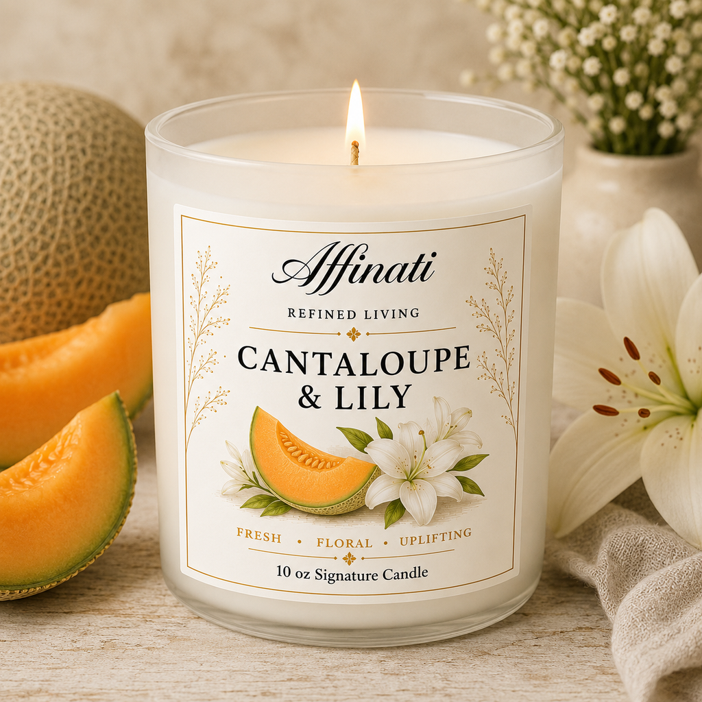 Cantaloupe & Lily Signature Candle