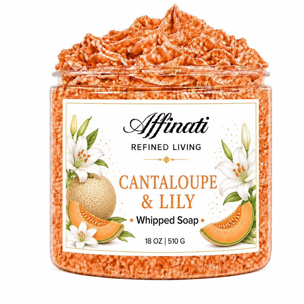 Cantaloupe & Lily Whipped Soap