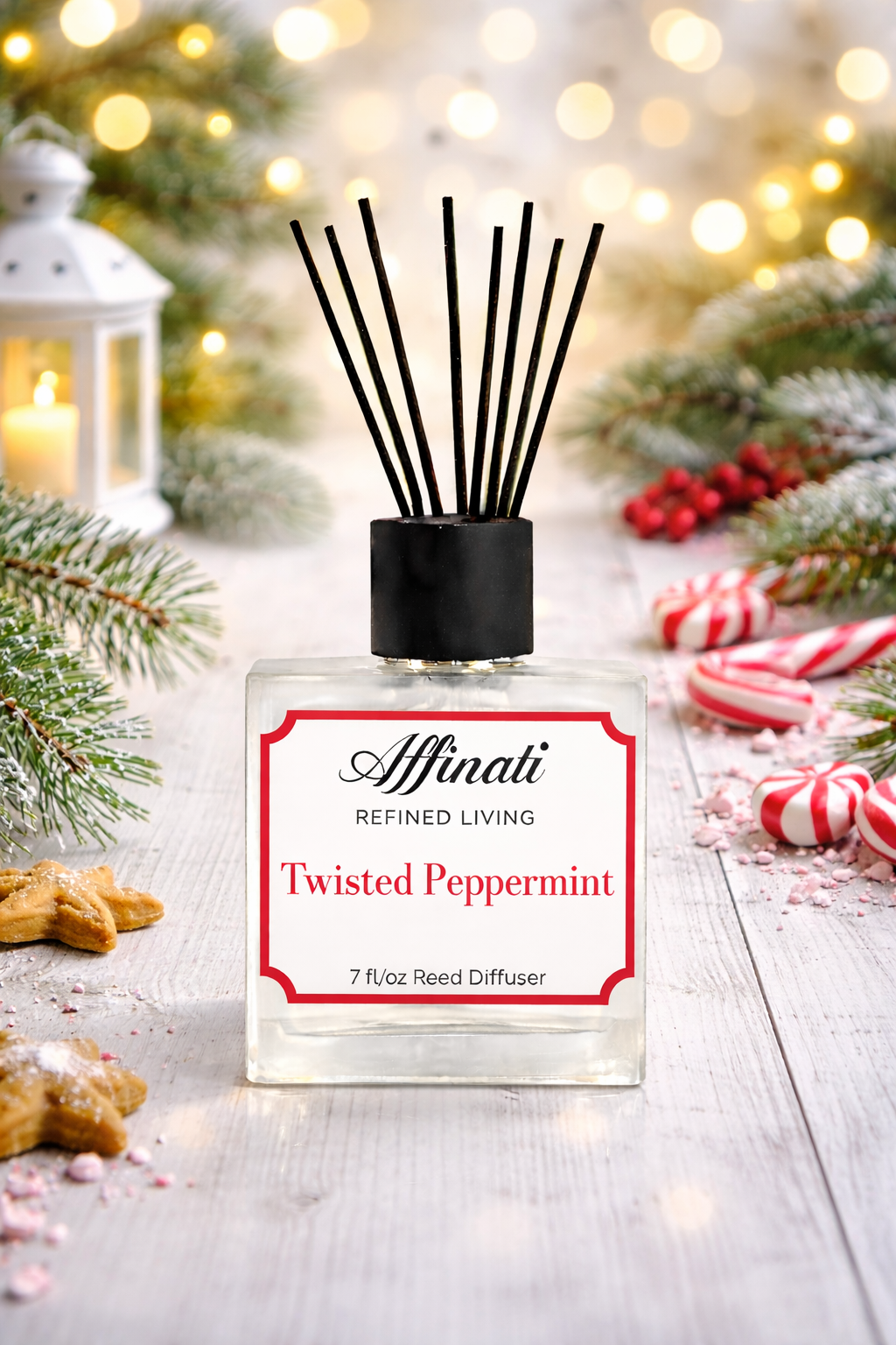 Twisted Peppermint Reed Diffuser