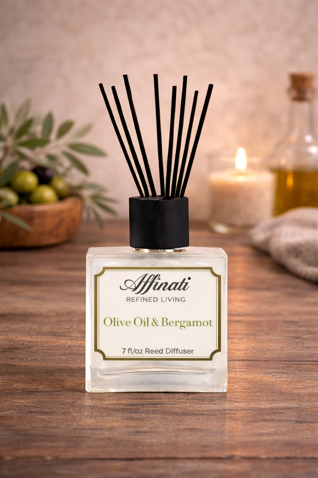 Olive Oil & Bergamot Reed Diffuser