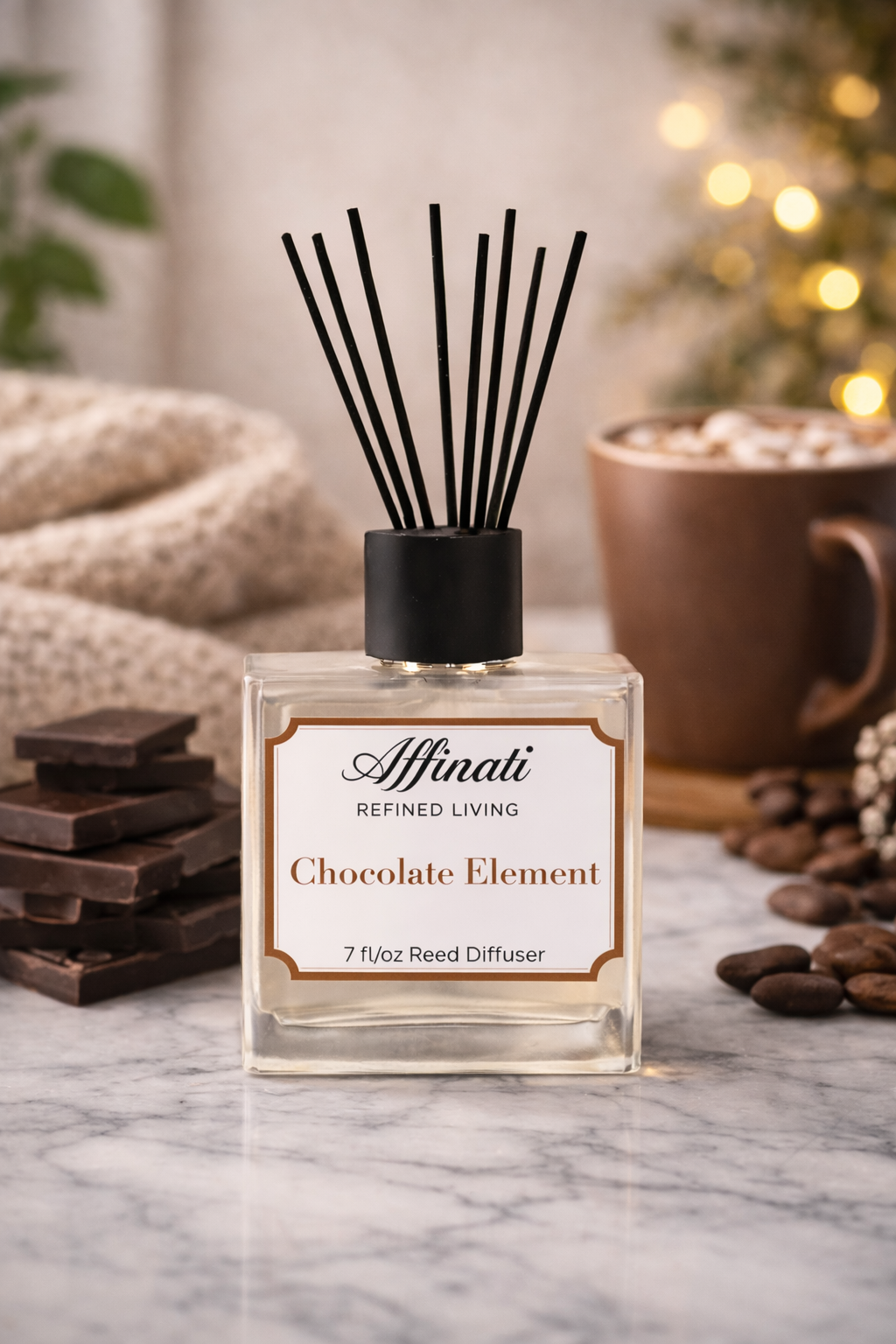 Chocolate Element Reed Diffuser