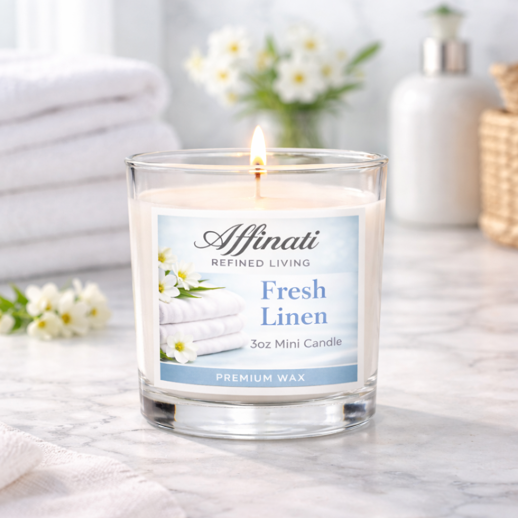 Fresh Linen Mini Candle