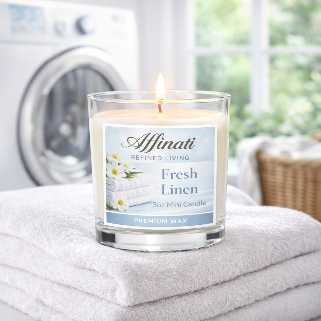 Fresh Linen Mini Candle