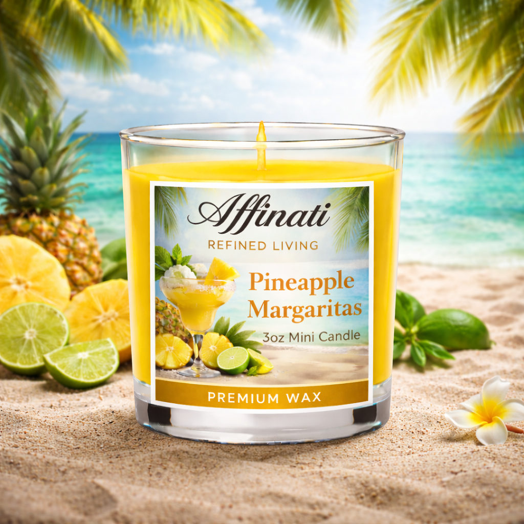 Pineapple Margaritas Mini Candle