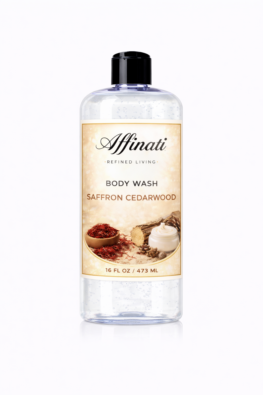 Saffron Cedarwood Body Wash