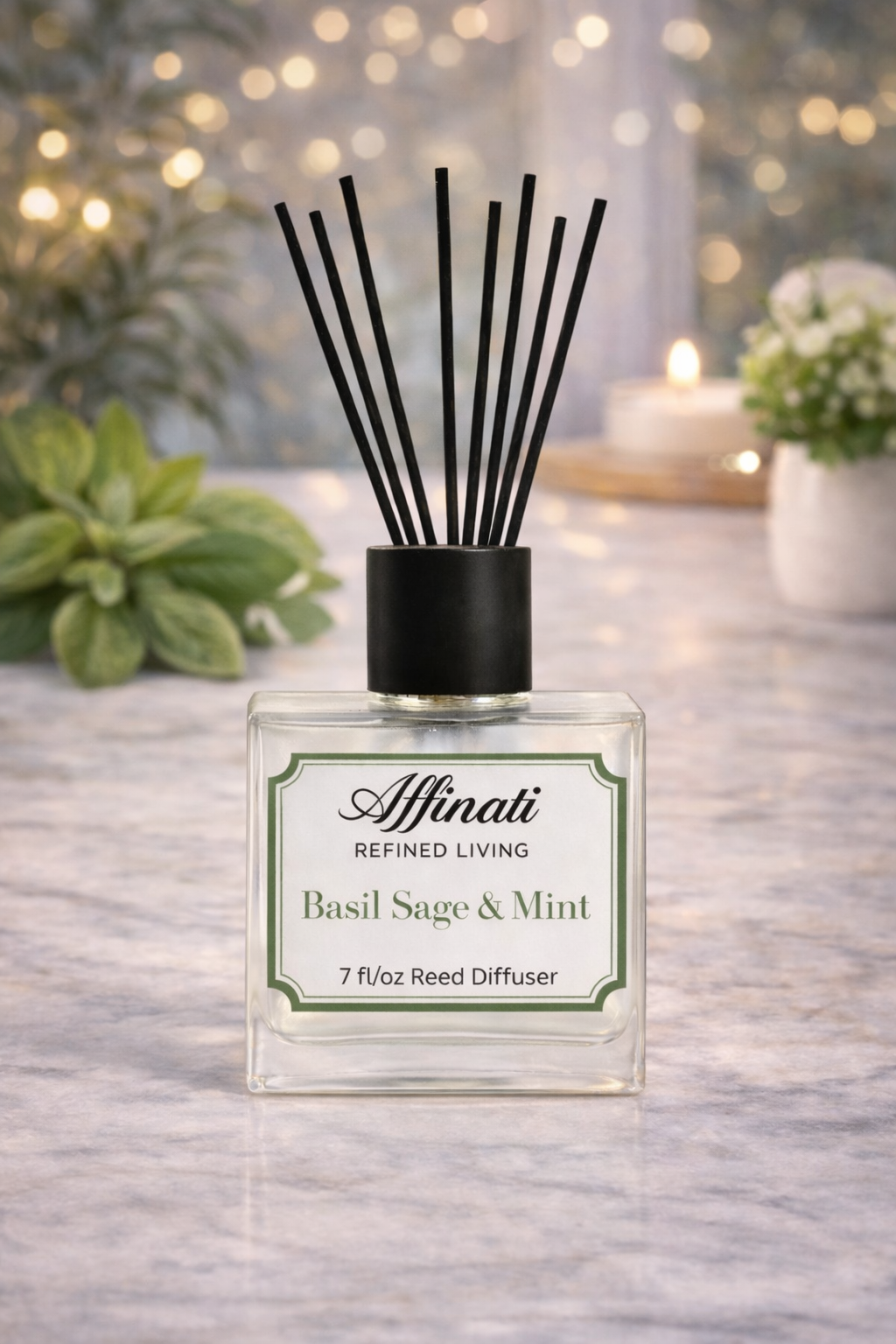 Basil Sage & Mint Reed Diffuser