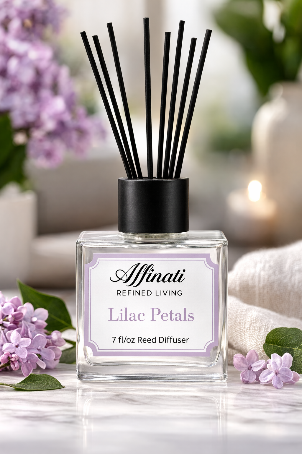Lilac Petals Reed Diffuser