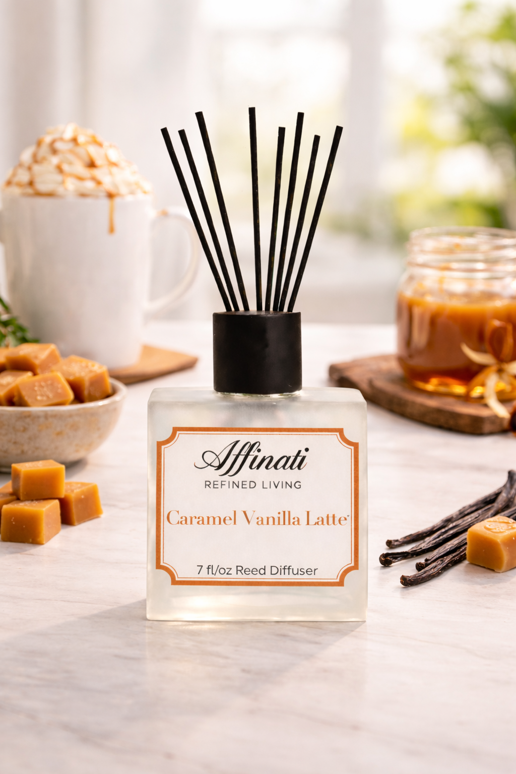 Caramel Vanilla Latte Reed Diffuser