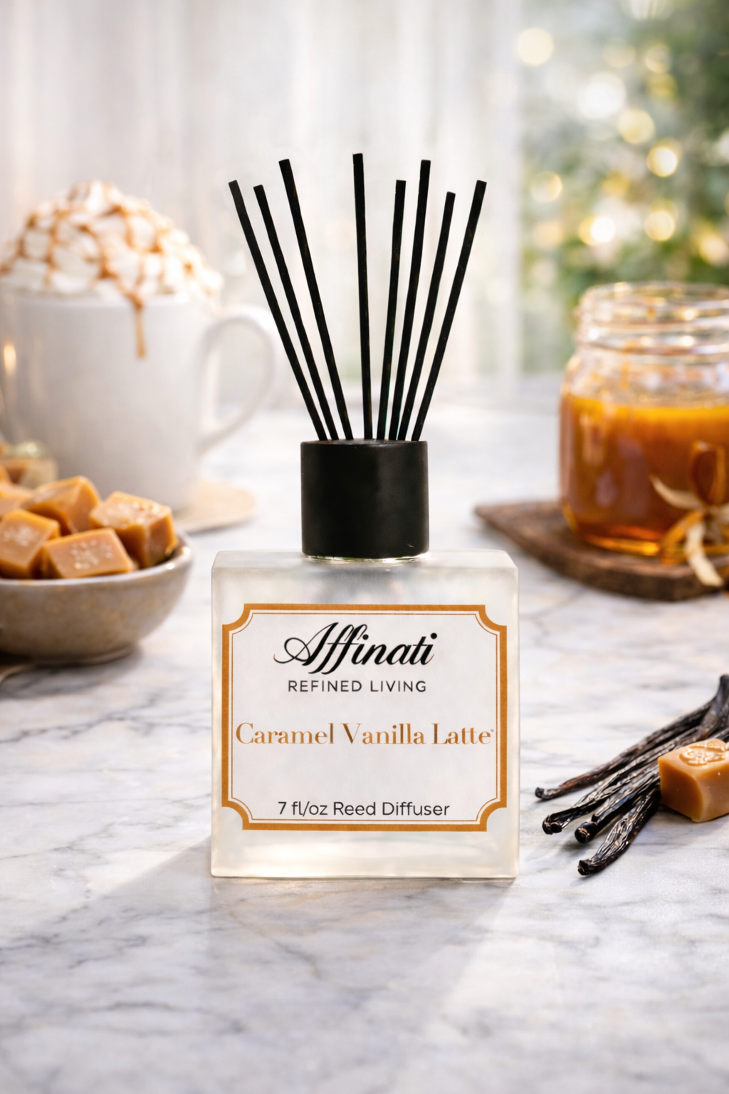 Caramel Vanilla Latte Reed Diffuser