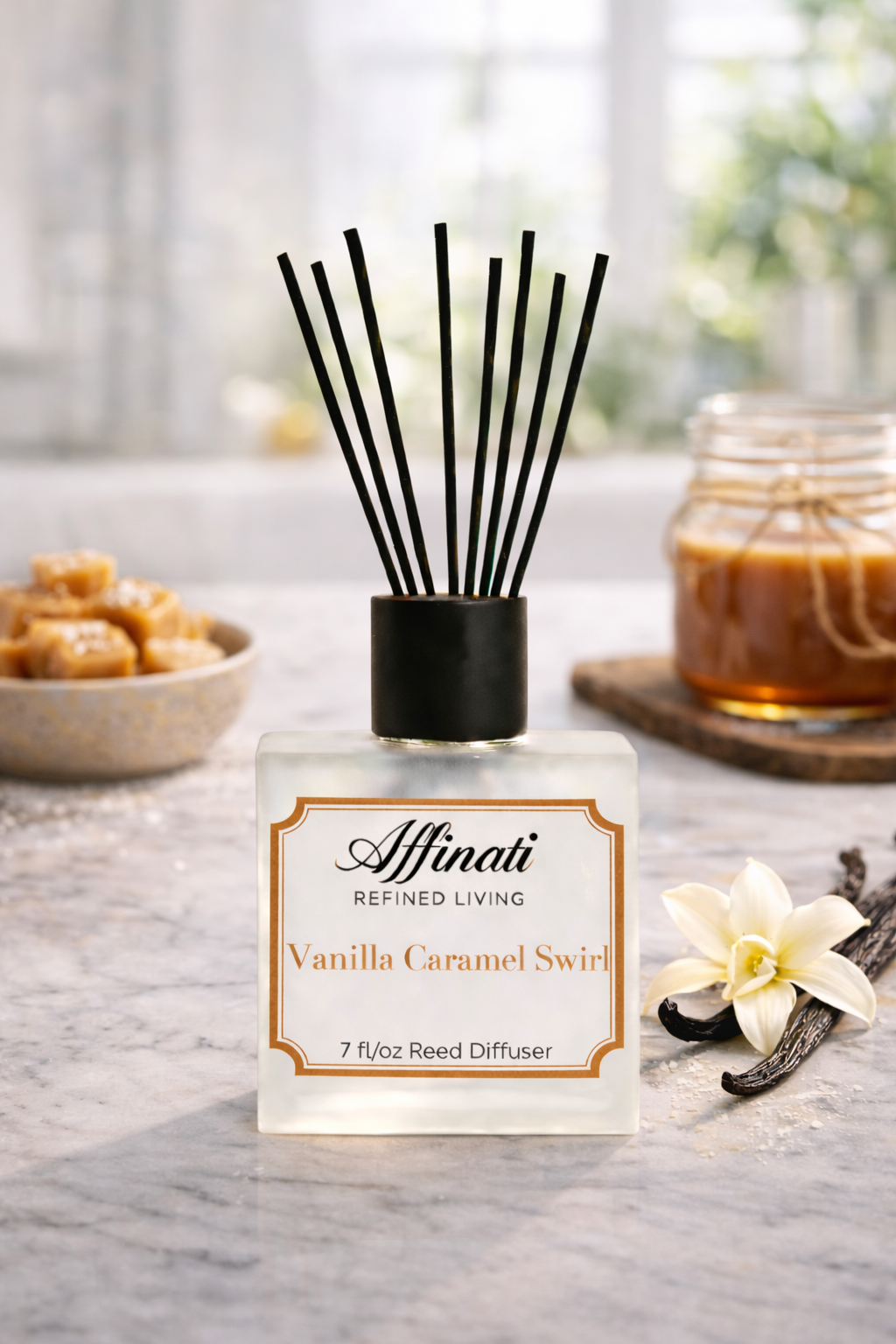 Vanilla Caramel Swirl Reed Diffuser