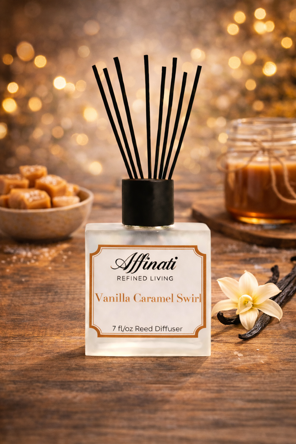 Vanilla Caramel Swirl Reed Diffuser