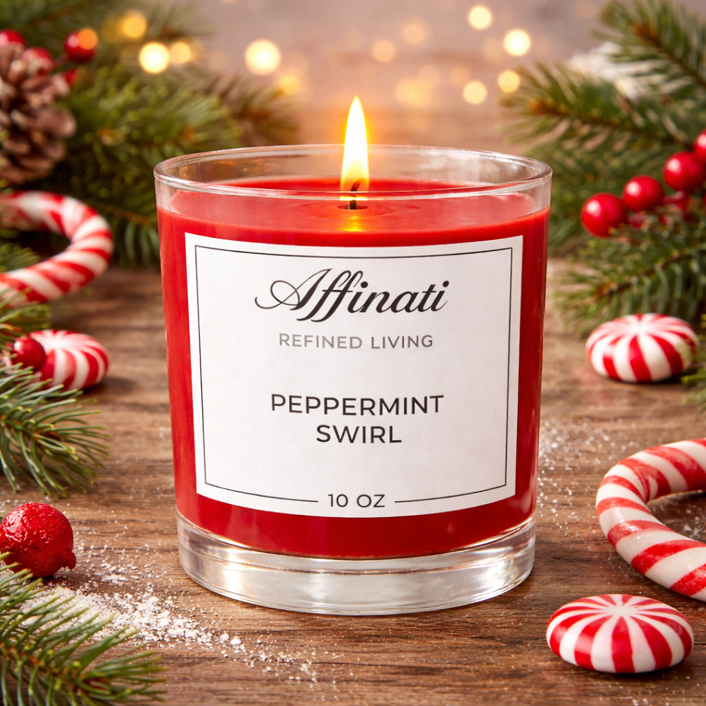 Peppermint Swirl Original Candle