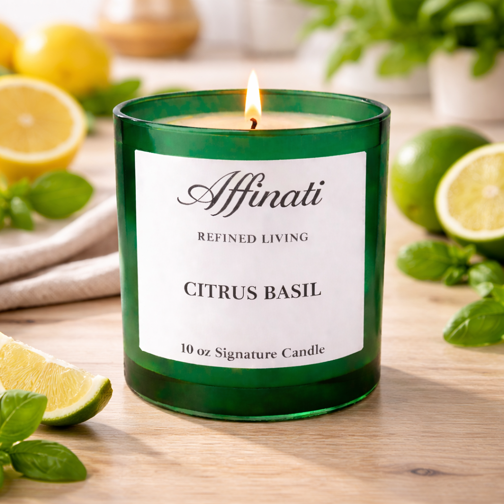 Citrus Basil Signature Candle