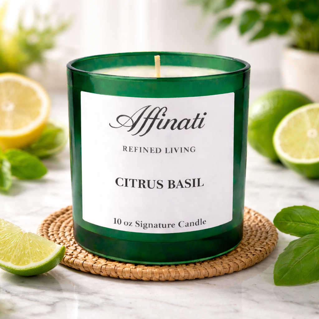 Citrus Basil Signature Candle