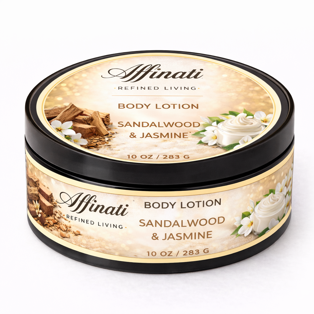Sandalwood & Jasmine Body Lotion – Hydrating Moisturizer (10 OZ)