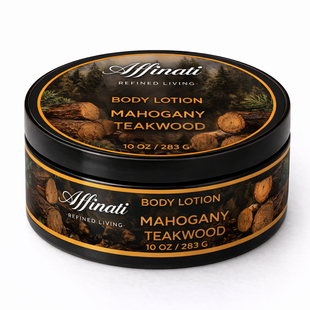 Mahogany Teakwood Body Lotion – Hydrating Moisturizer (10 OZ)