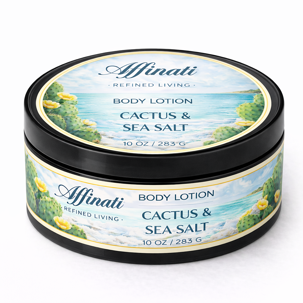 Cactus & Sea Salt Body Lotion – Hydrating Moisturizer (10 OZ)