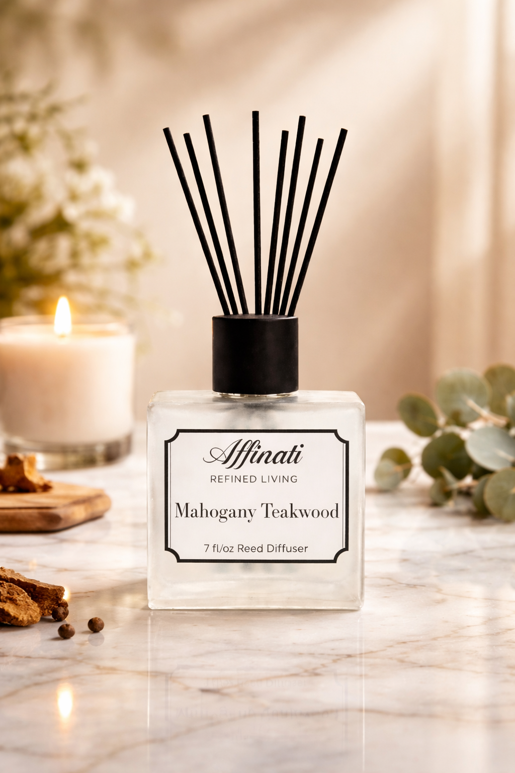 Mahogany Teakwood Reed Diffuser