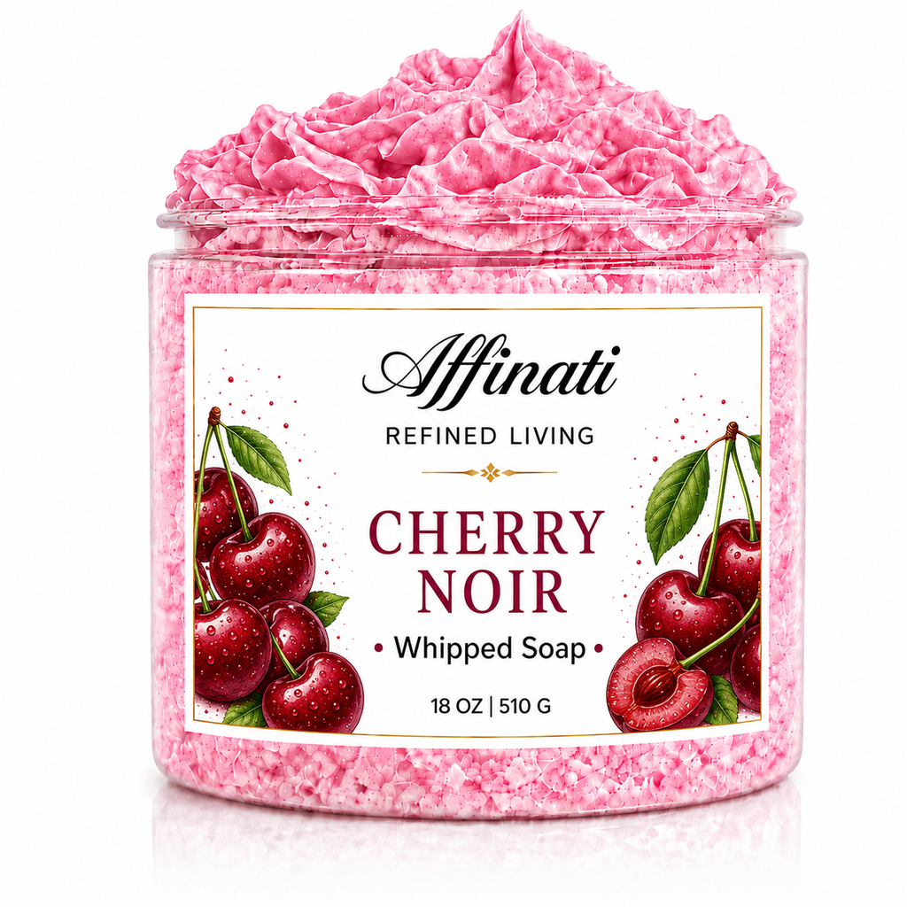 Cherry Noir Whipped Soap