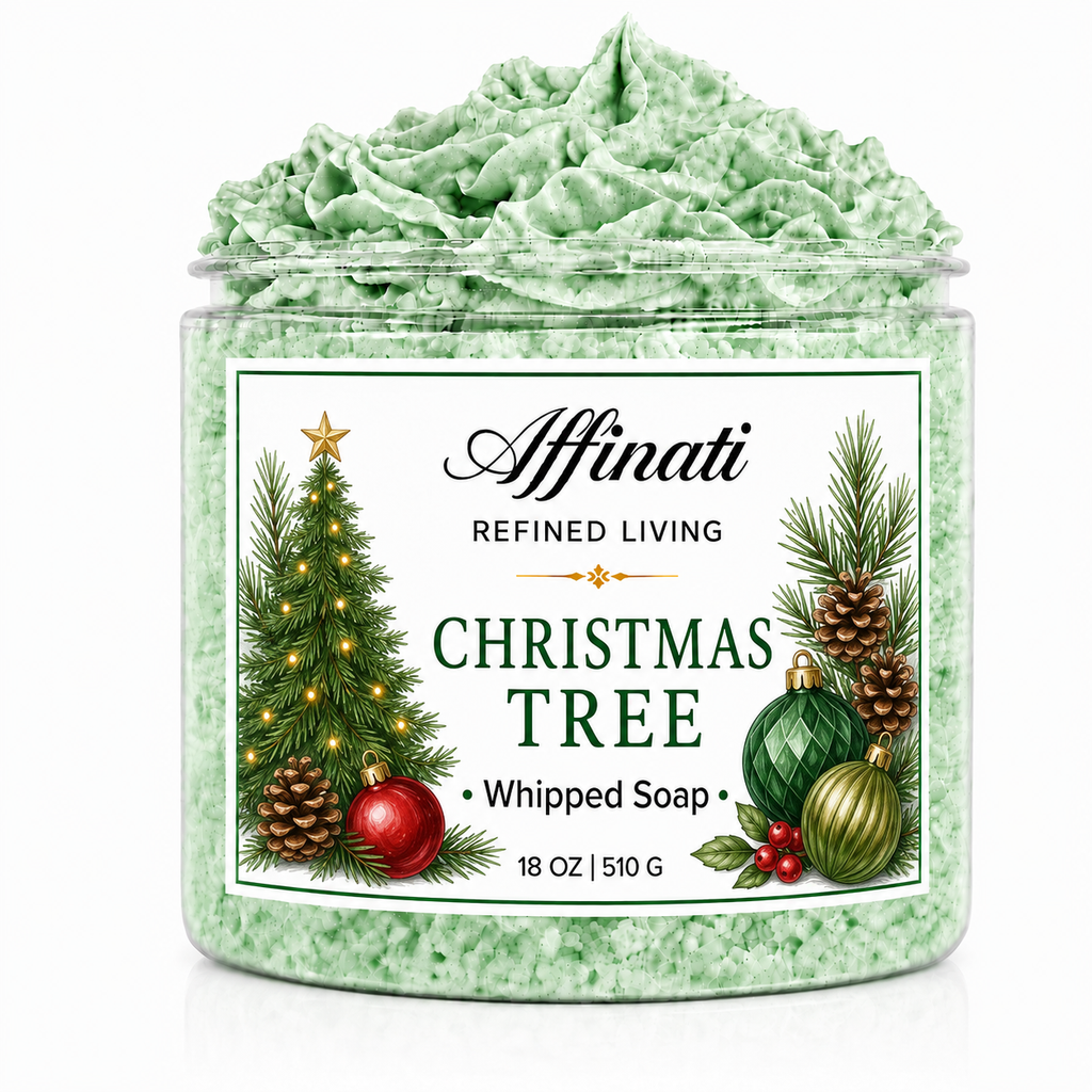 Christmas Tree Whipped Soap