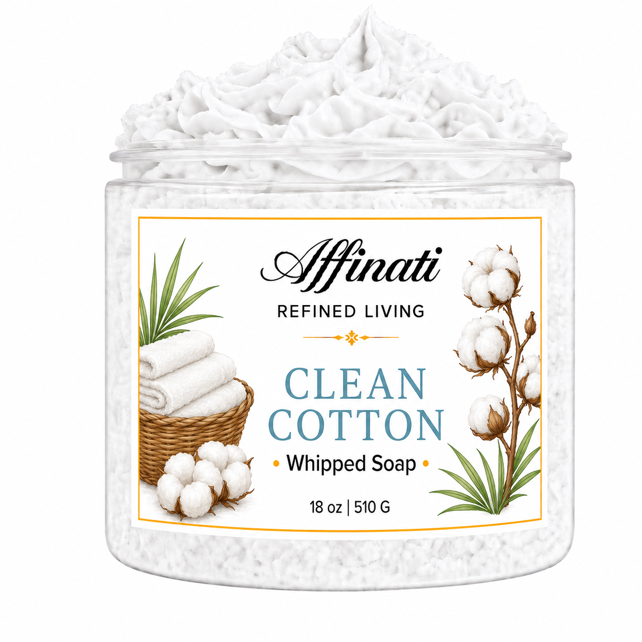 Clean Cotton Whipped Soap