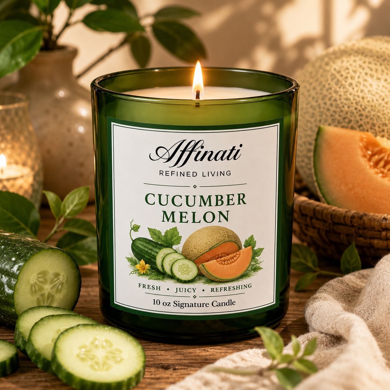 Cucumber Melon Signature Candle