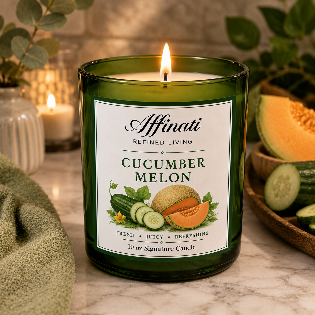 Cucumber Melon Signature Candle
