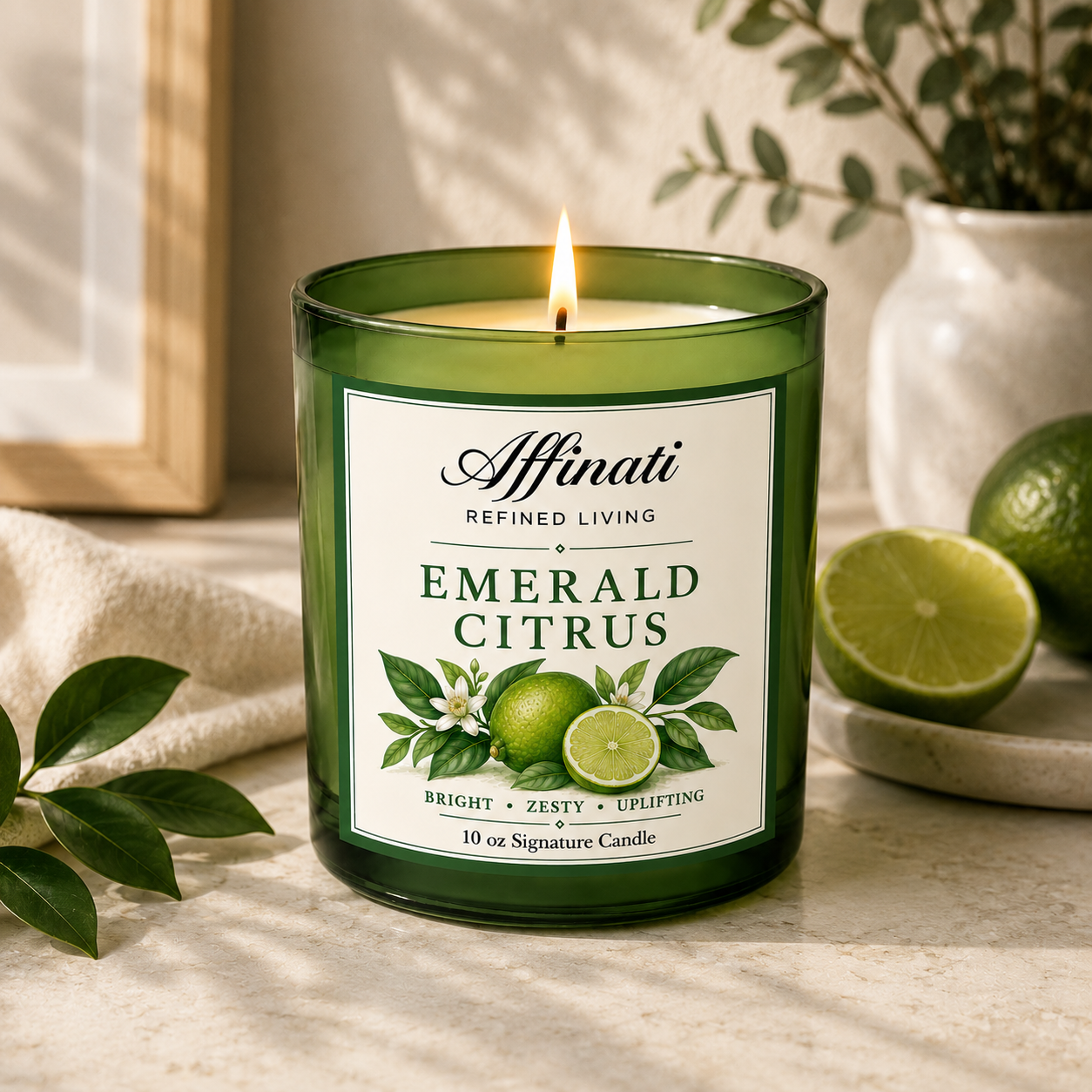 Emerald Citrus Signature Candle