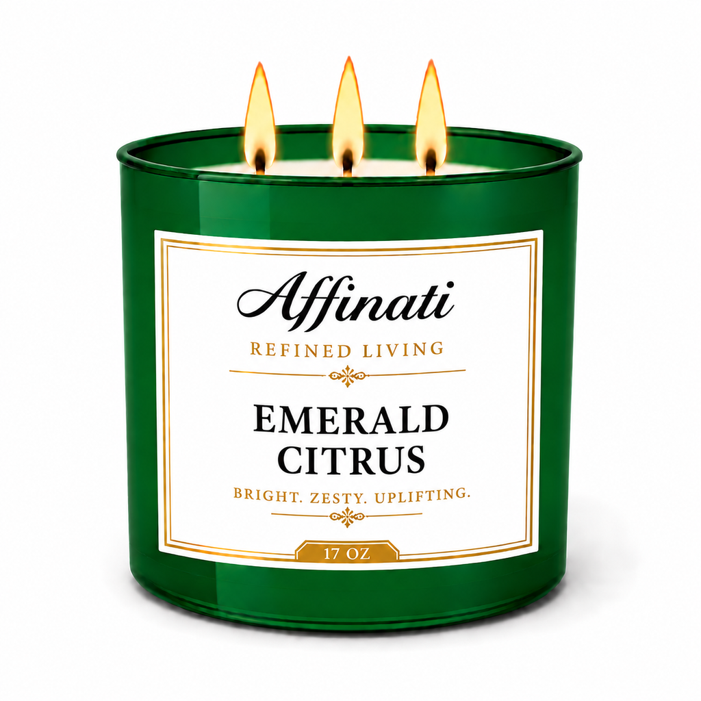 Emerald Citrus 3-Wick Candle