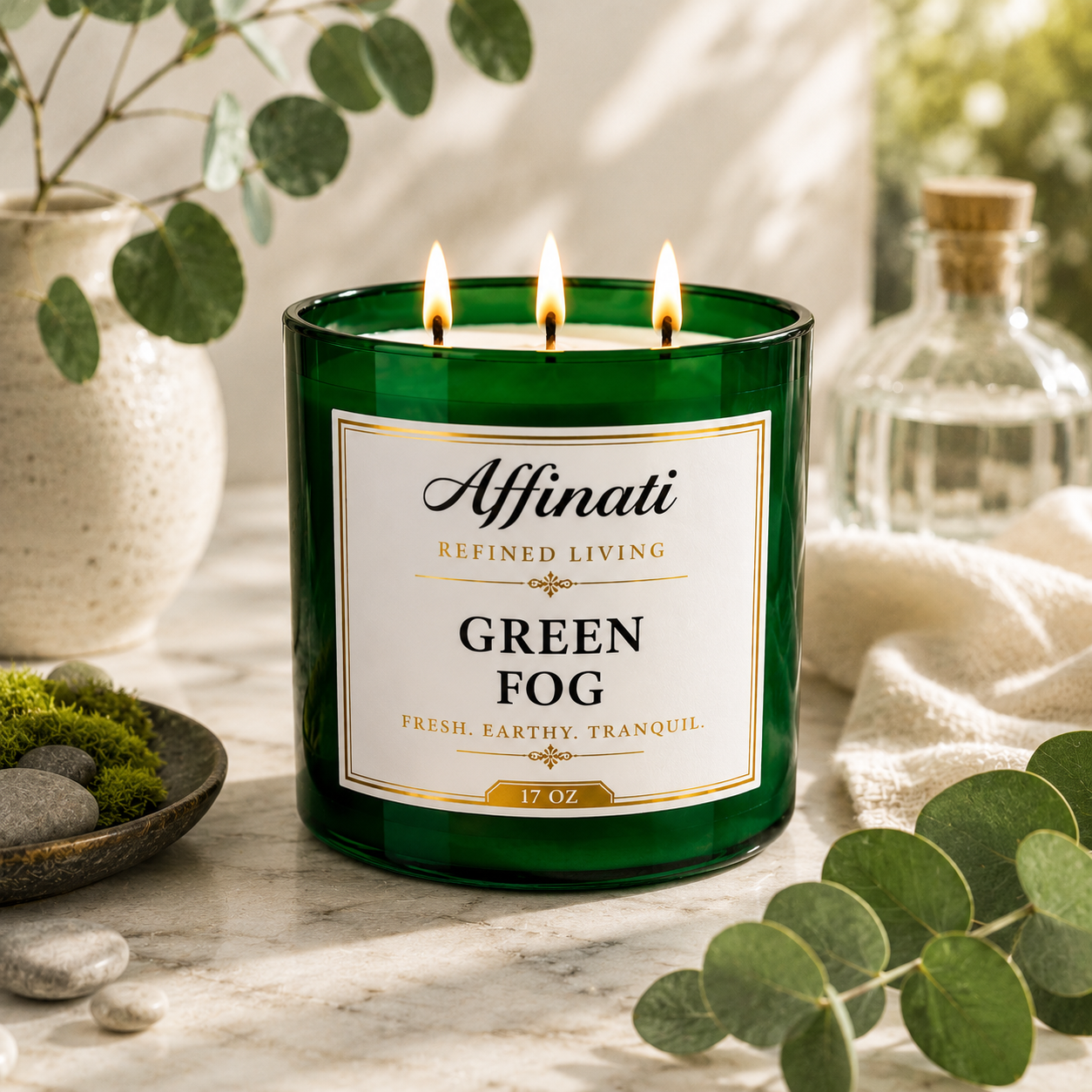 Green Fog 3-Wick Candle