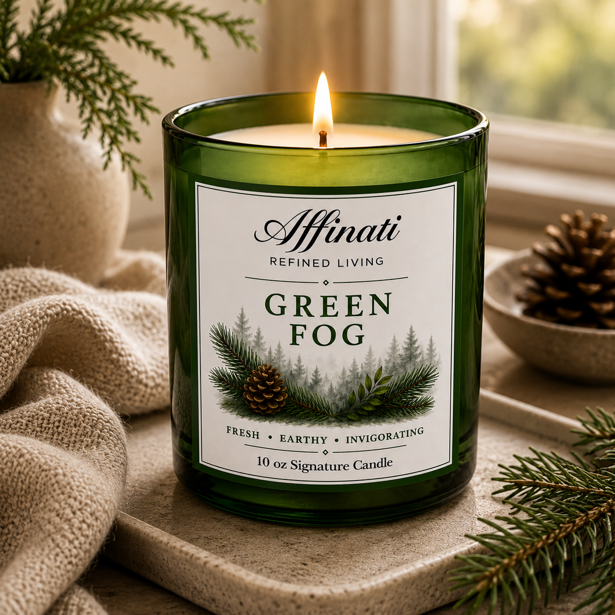 Green Fog Signature Candle