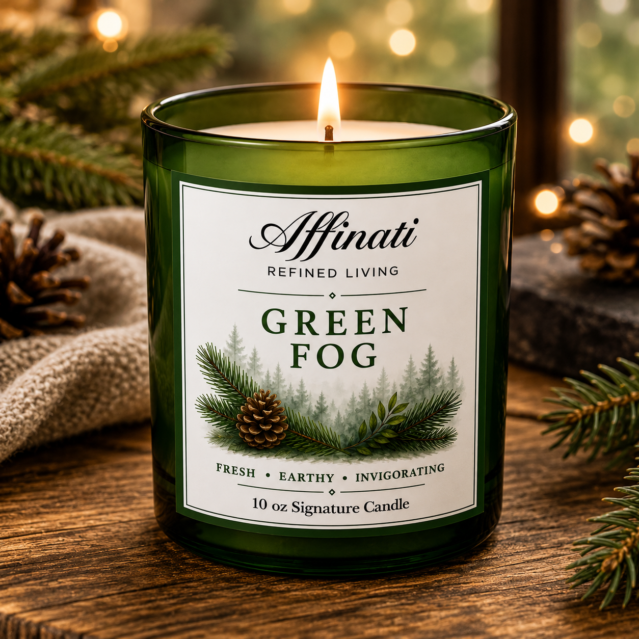 Green Fog Signature Candle