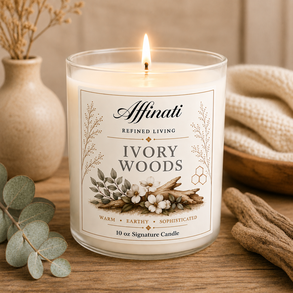Ivory Woods Signature Candle