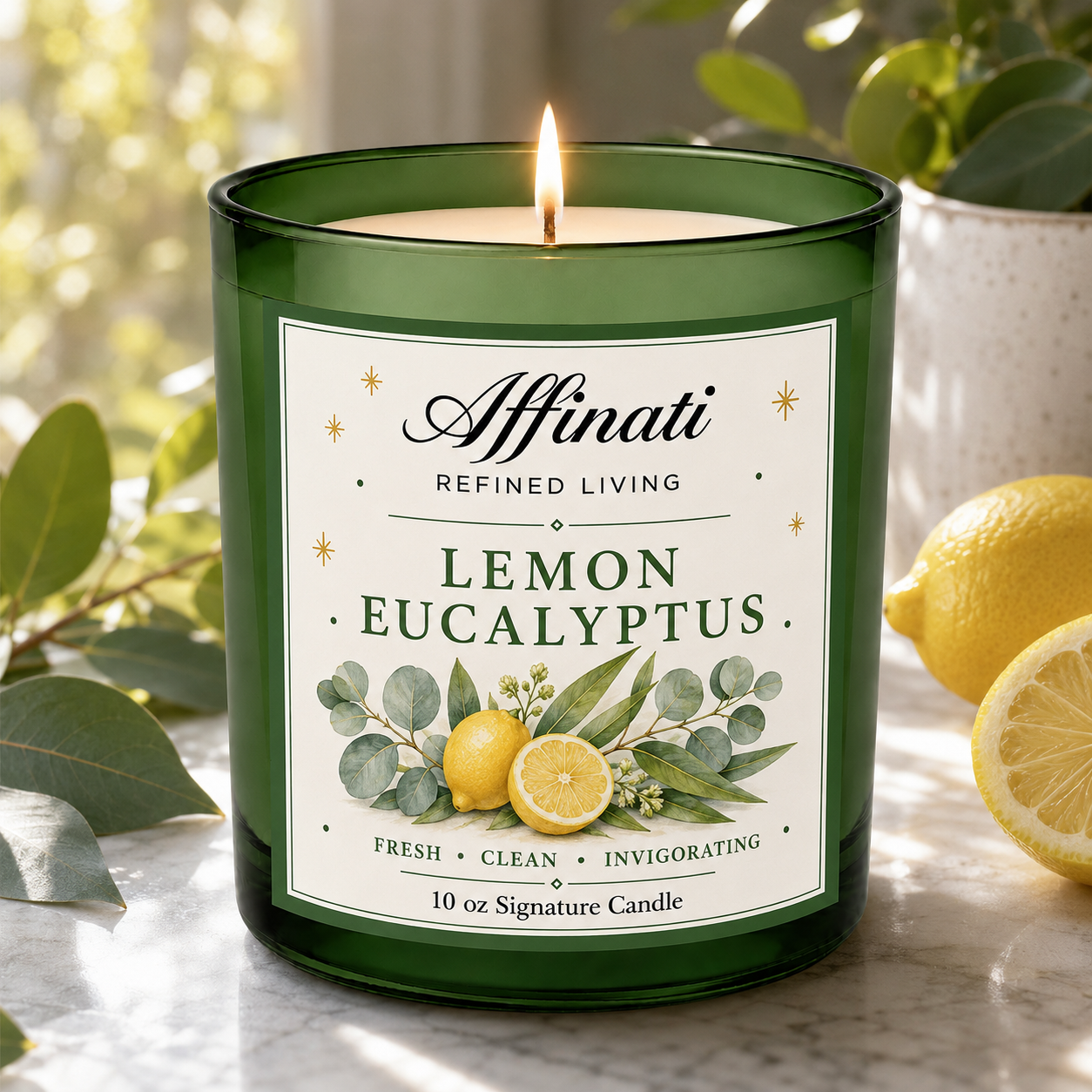 Lemon Eucalyptus Signature Candle
