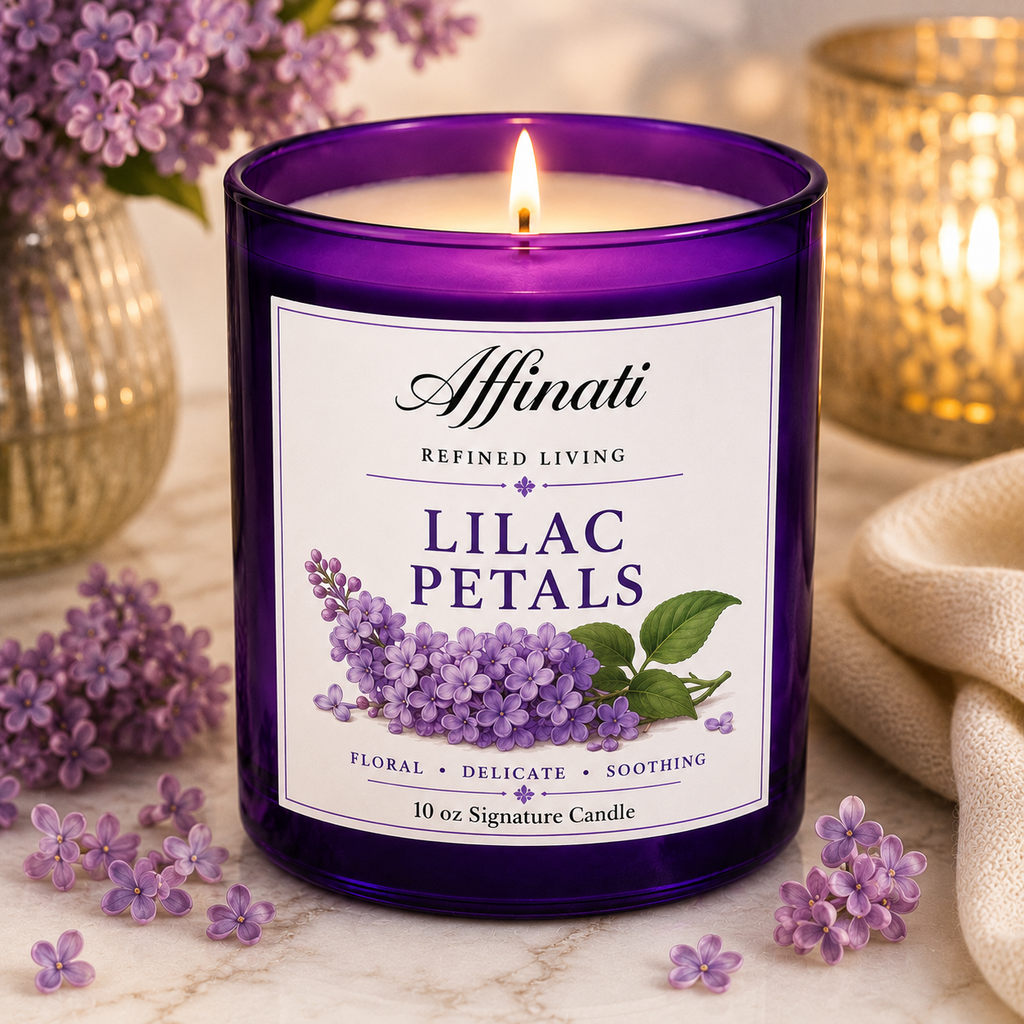 Lilac Petals Signature Candle