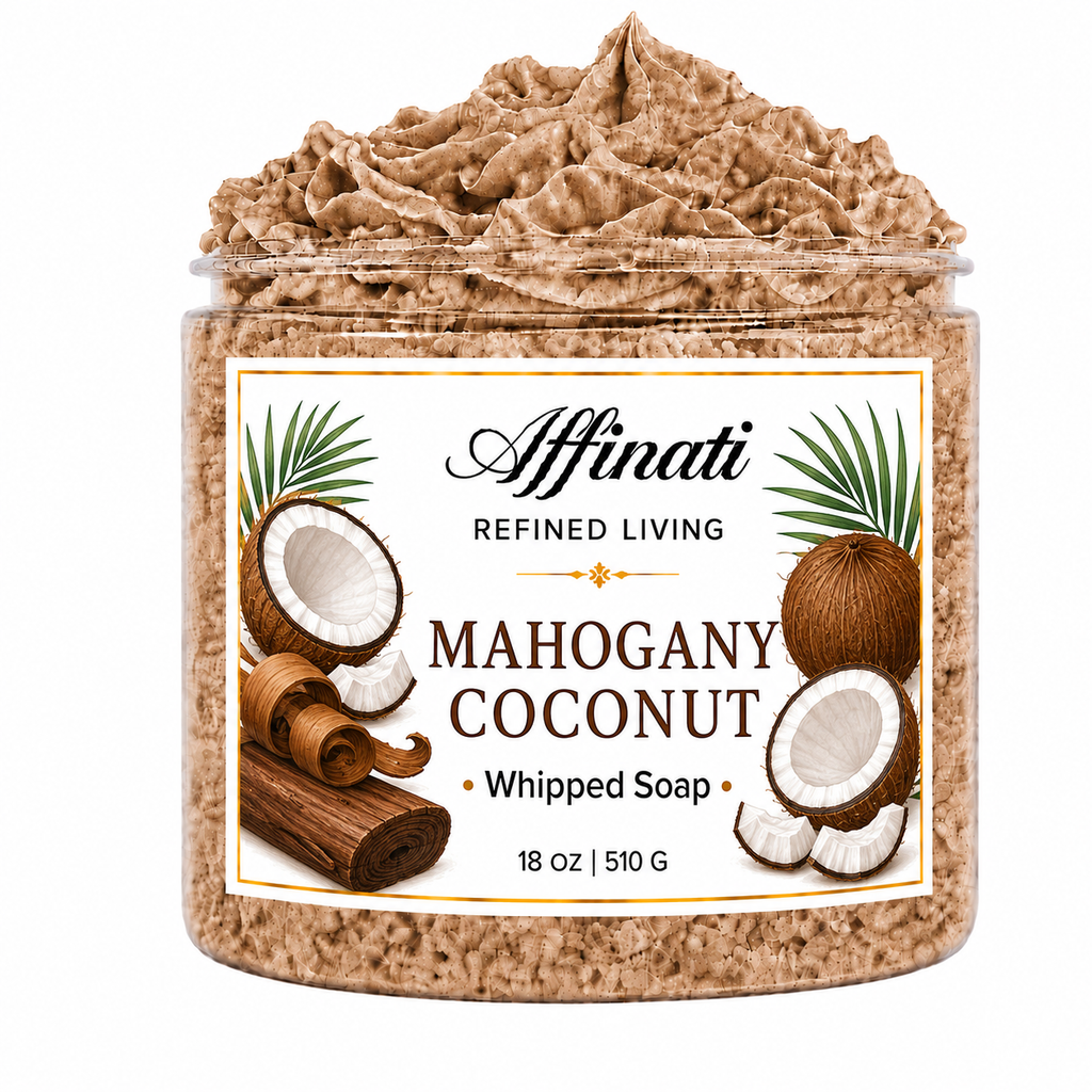 Mahogany Coconut Whipped Soap
