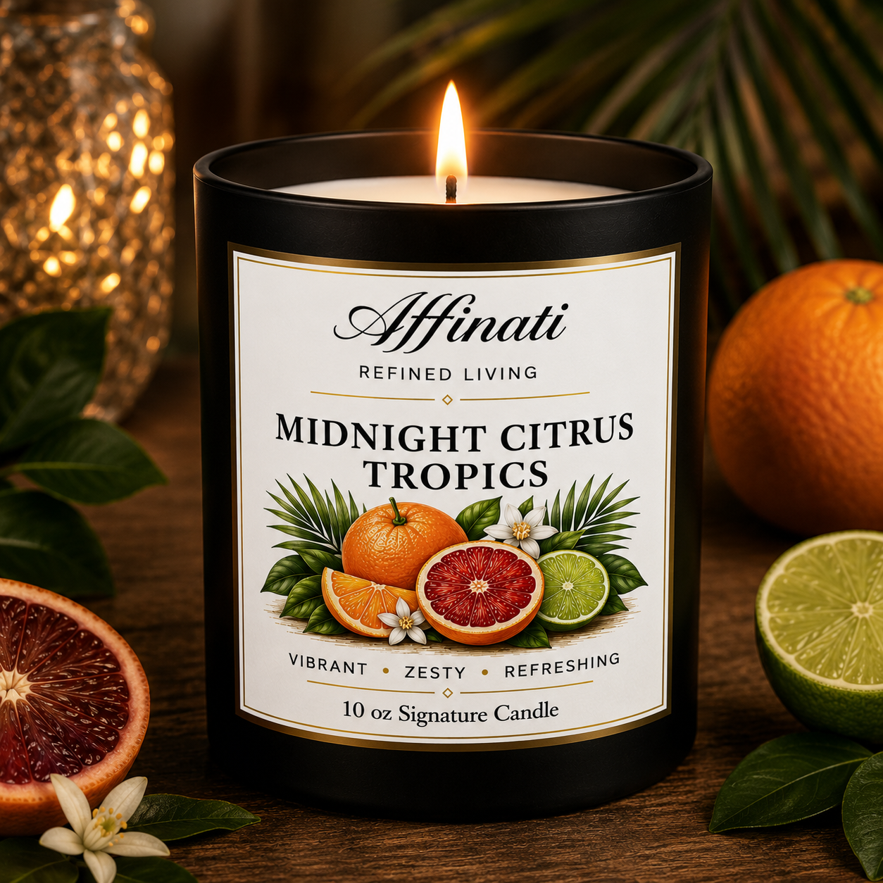 Midnight Citrus Tropics Signature Candle