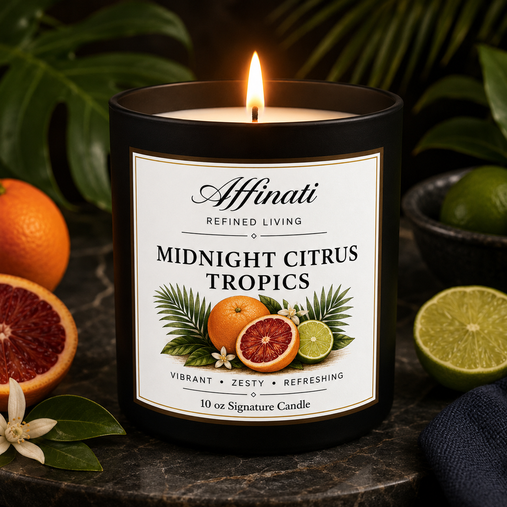Midnight Citrus Tropics Signature Candle