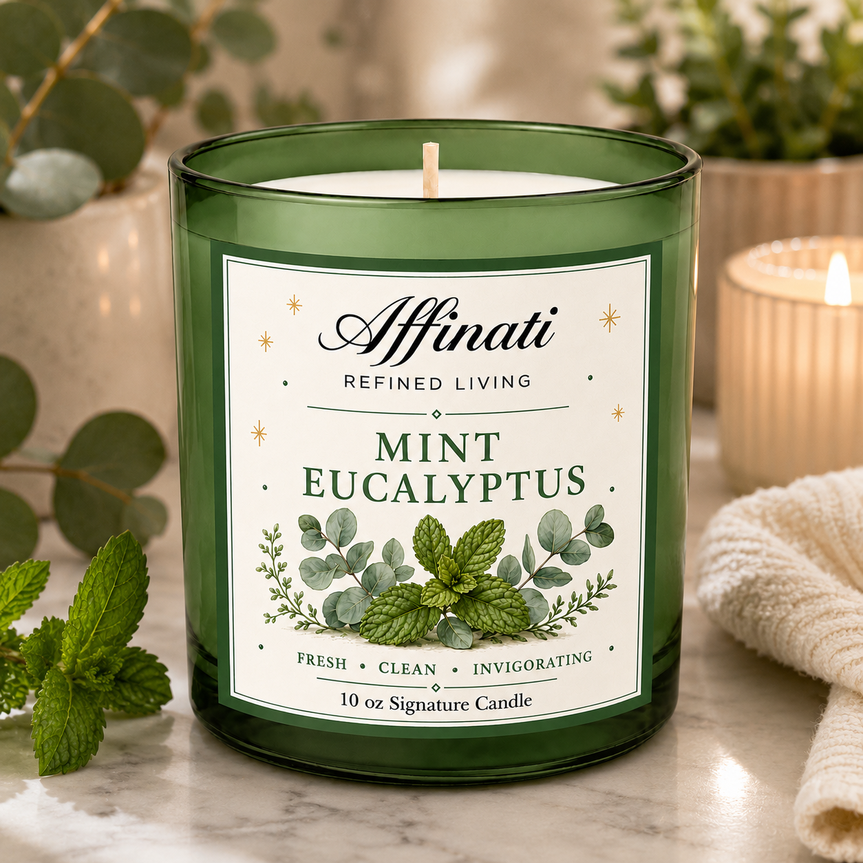 Mint Eucalyptus Signature Candle
