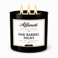 Oak Barrel Night 3-Wick Candle