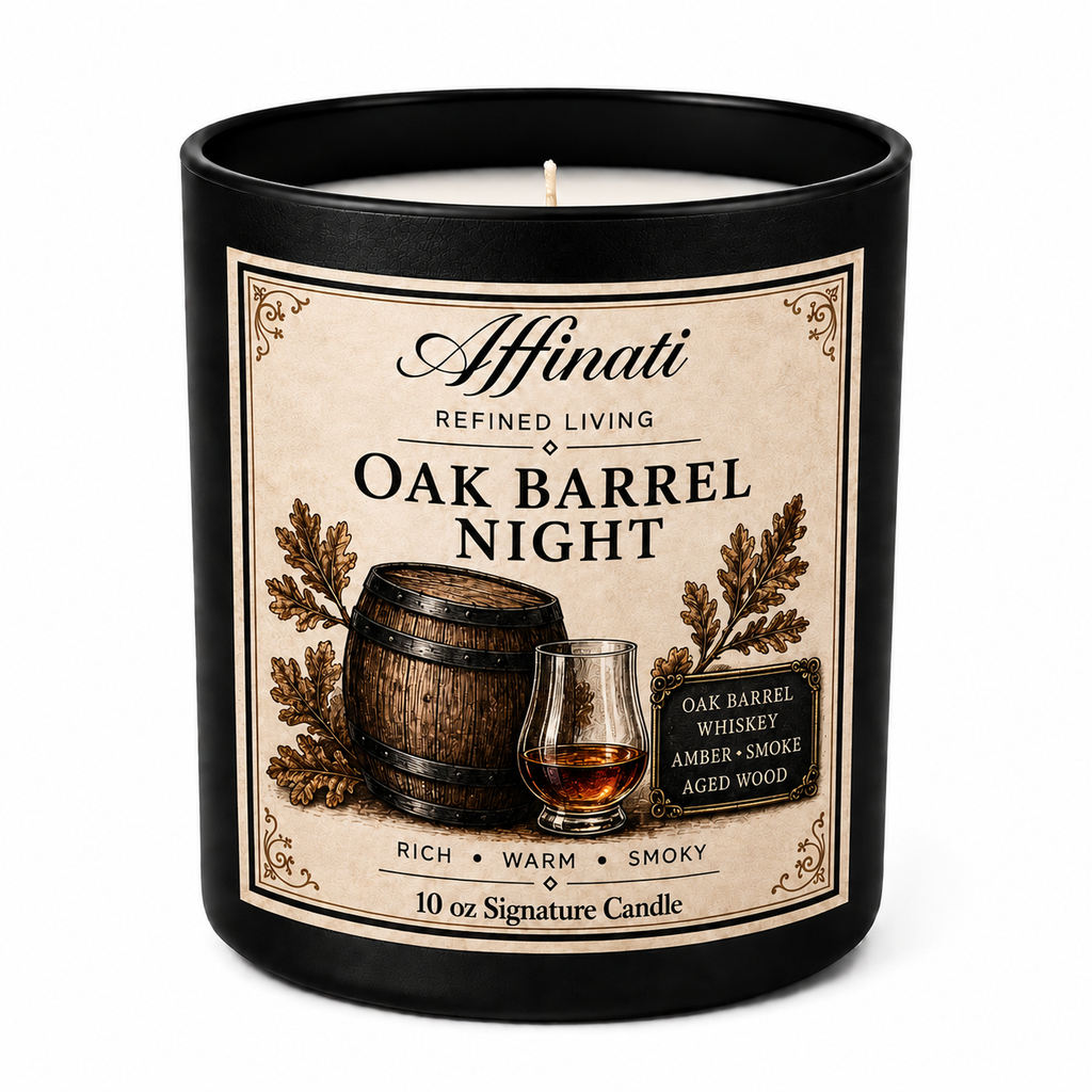 Oak Barrel Night Signature Candle