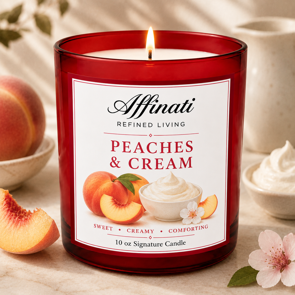 Peaches & Cream Signature Candle